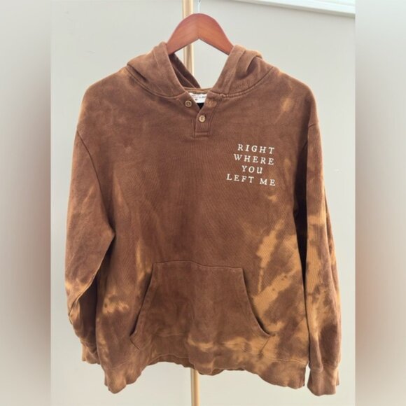 Taylor Swift “Evermore / Right Where You Left Me” Henley Hoodie – Size Medium - Picture 5 of 11